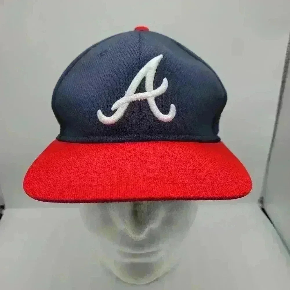 Team MLB Atlanta Braves™ Navy/Red HOME Cap Youth Size Adjustable